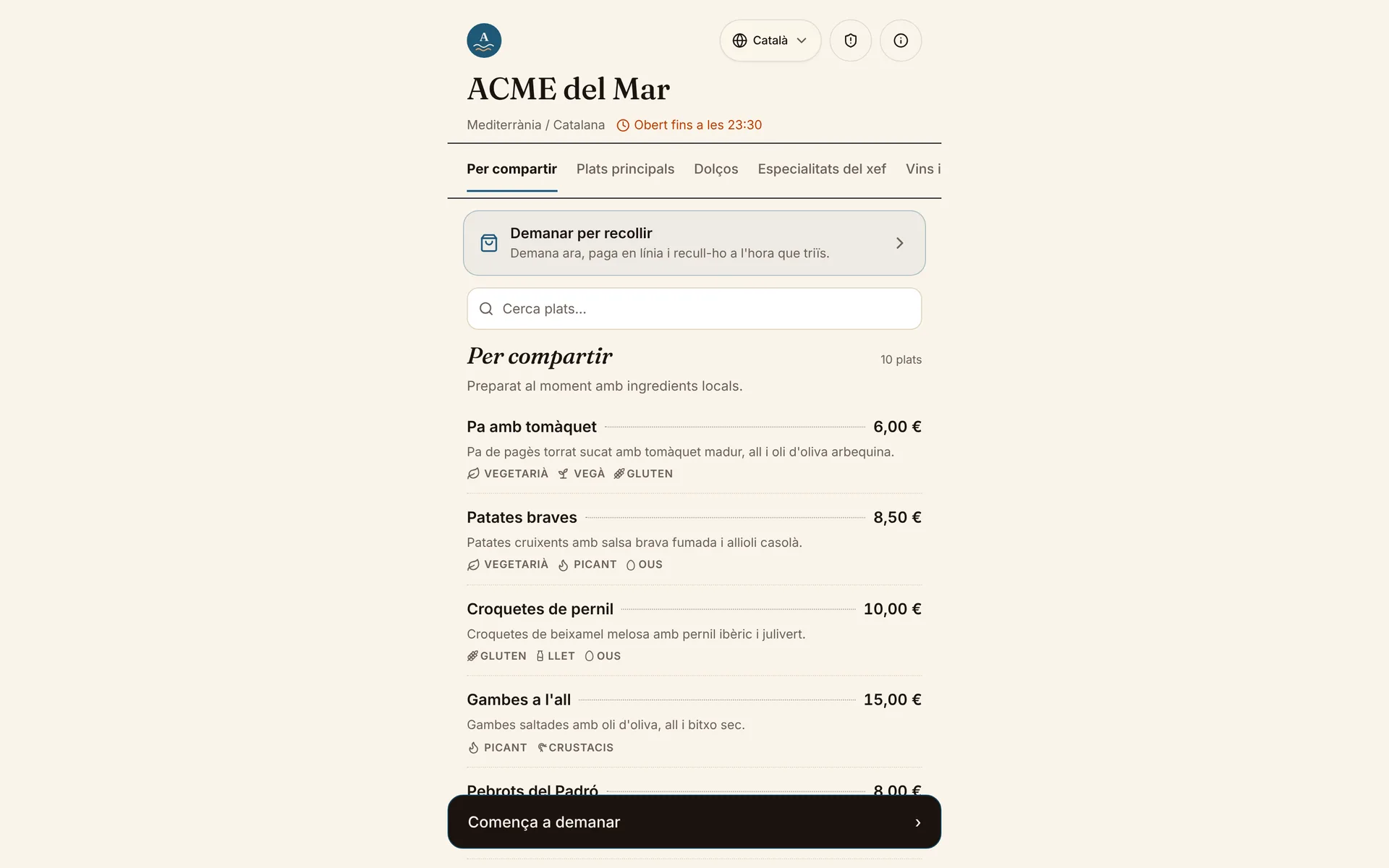 La carta digital creada a partir d'una carta en paper
