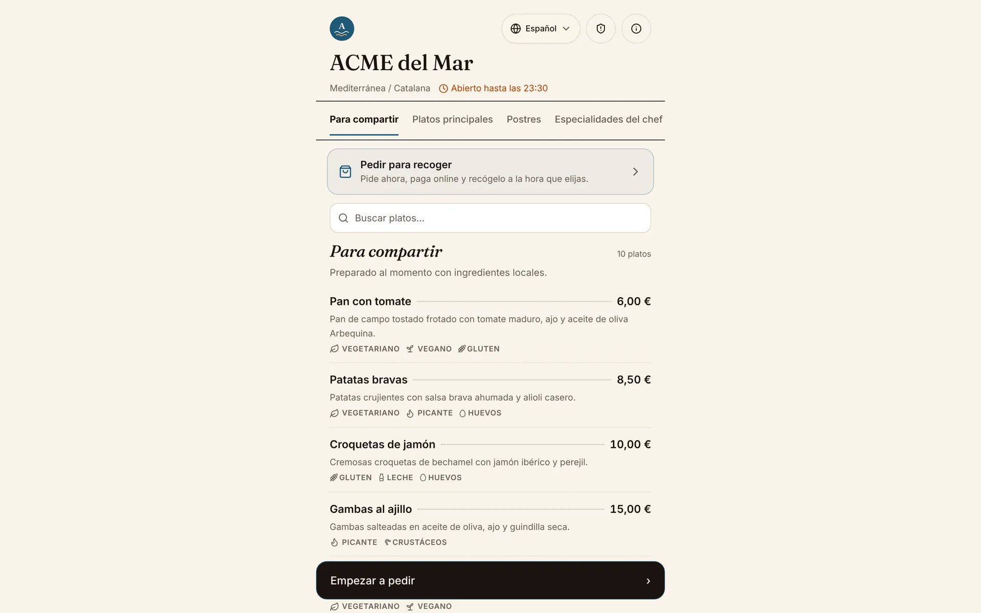 La carta digital creada a partir de una carta en papel